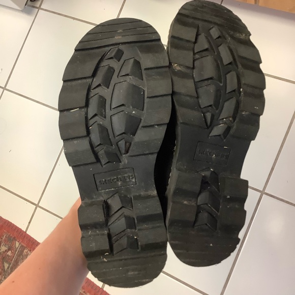 Vintage 90s Y2K chunky black suede leather sketchers shoes 8 - Picture 9 of 10